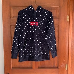 Mens Supreme Comme des garçons hoodie. Size Large